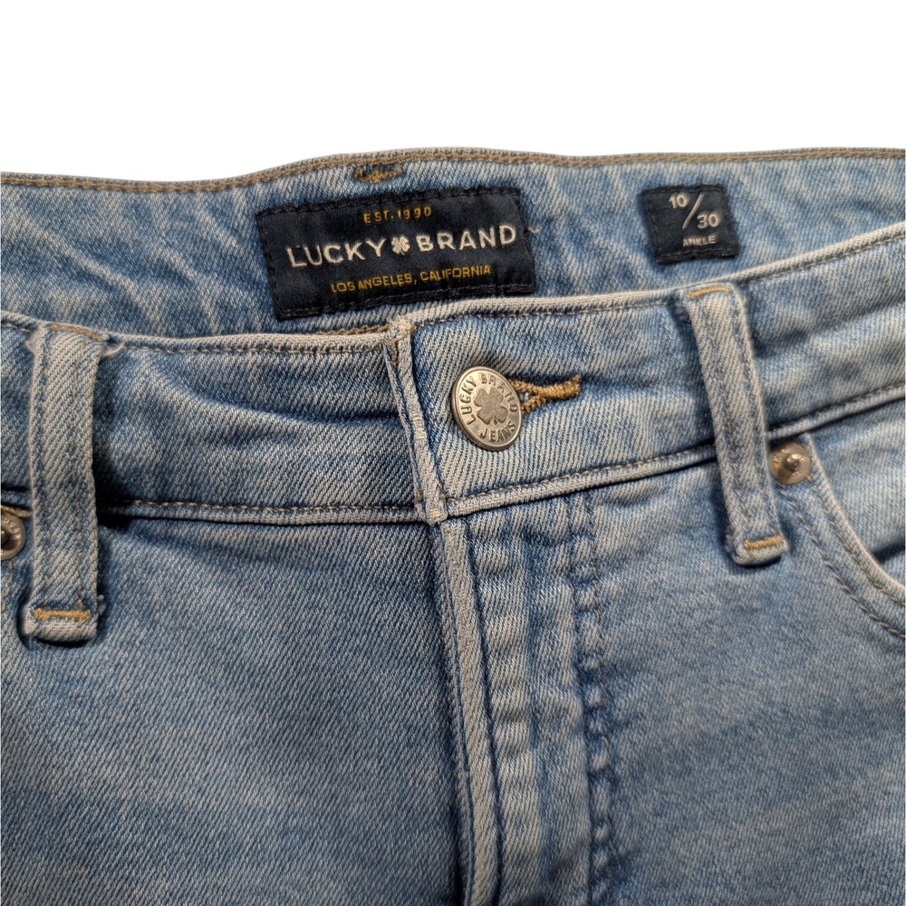 Lucky Brand Jeans Bridgette Skinny Light Wash High Rise Stretch Womens‎ 10 30